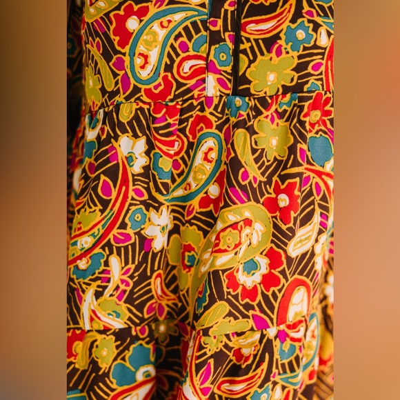 Umgee Vibrant Paisley Print Midi Dress NWTs - Picture 4 of 5